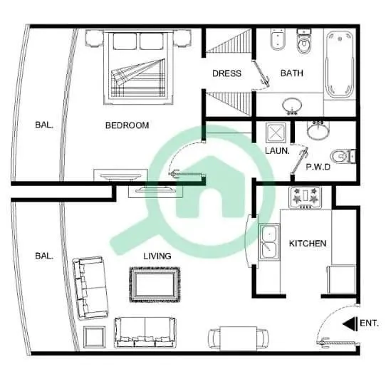 Dubai Marina Apartment Sleeps 4 With Balcony